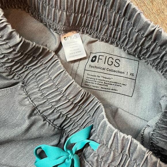 Figs Technical Collection Hight Waisted Dowa Graphite Scrub Pants Women’s‎ XS - Picture 3 of 9